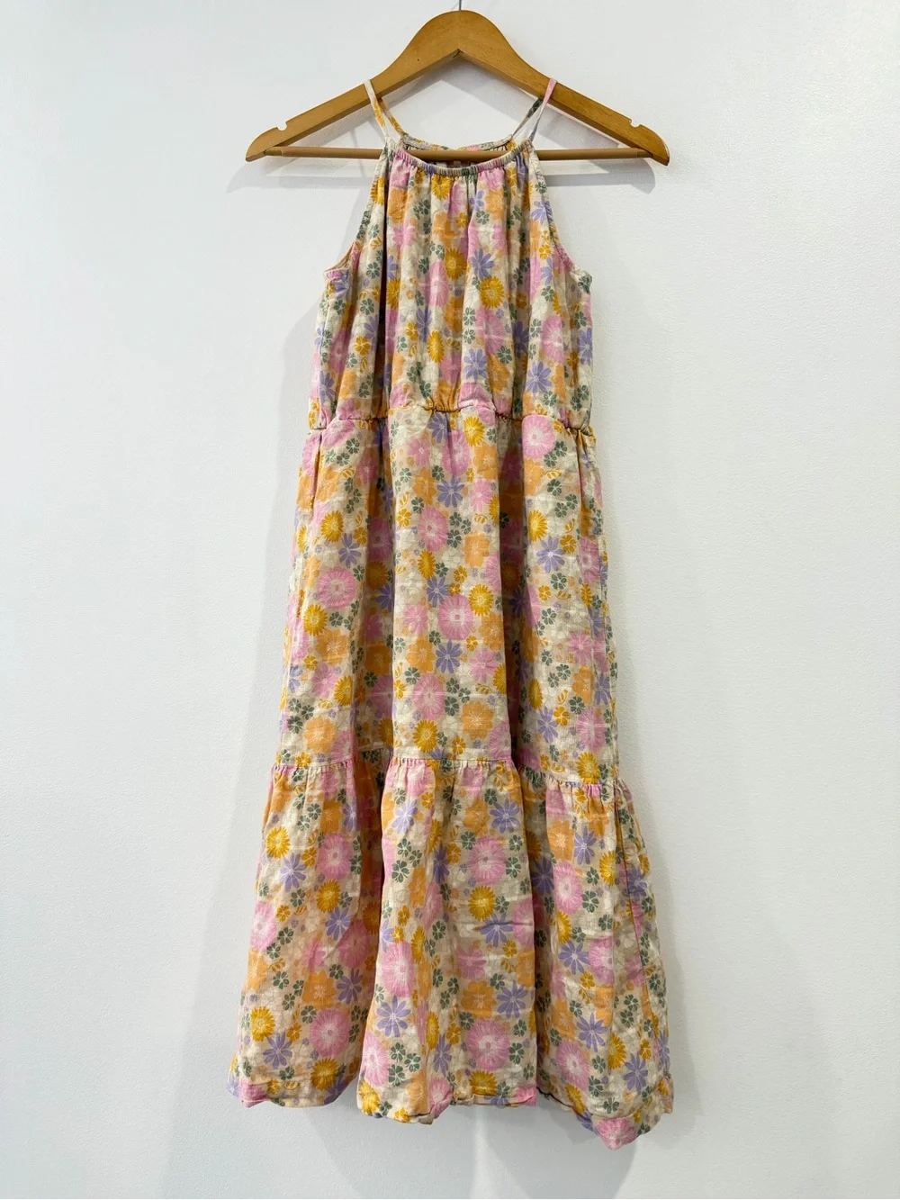 Wonder‎ Nation Girls Cotton Floral Midi Dress XXL